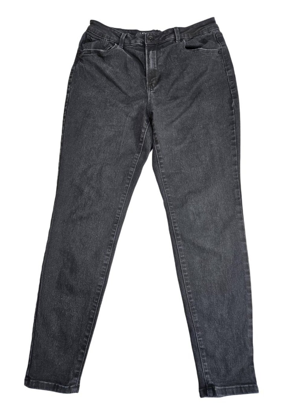 No Boundaries Skinny Jeans Juniors 15 Charcoal Wash High Rise Stretch Denim